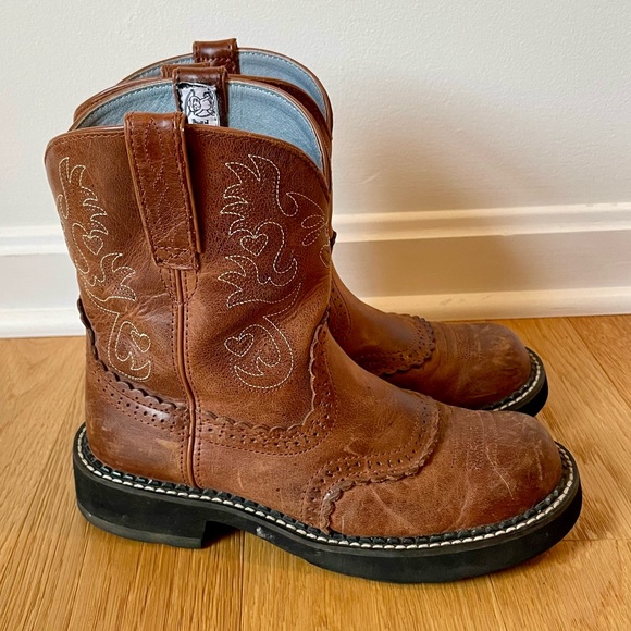 Ariat Shoes - Fat Baby by Ariat Western Boots Size 8 Brown Cowboy Boot 14930